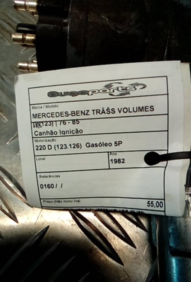 Canhão Contacto Interruptor Ignição MERCEDES-BENZ TRÊS VOLUMES (W123) | 76 - 85 Imagem-3
