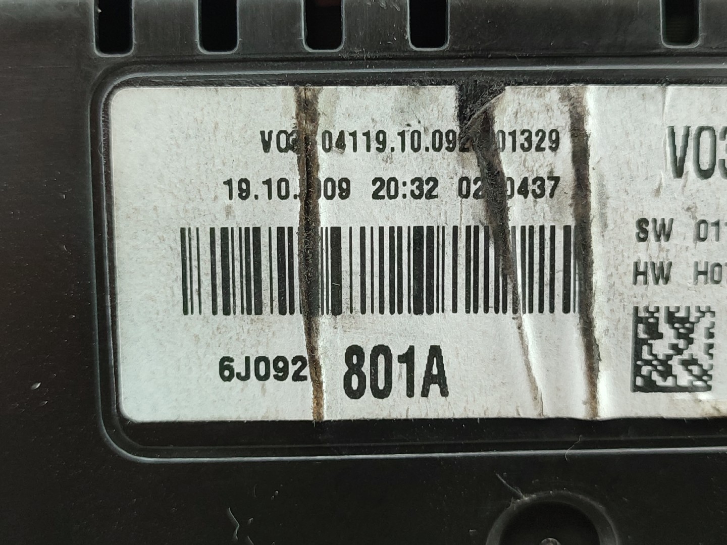 Compteur de vitesse SEAT IBIZA IV (6J5, 6P1) | 08 - 17 Imagem-4