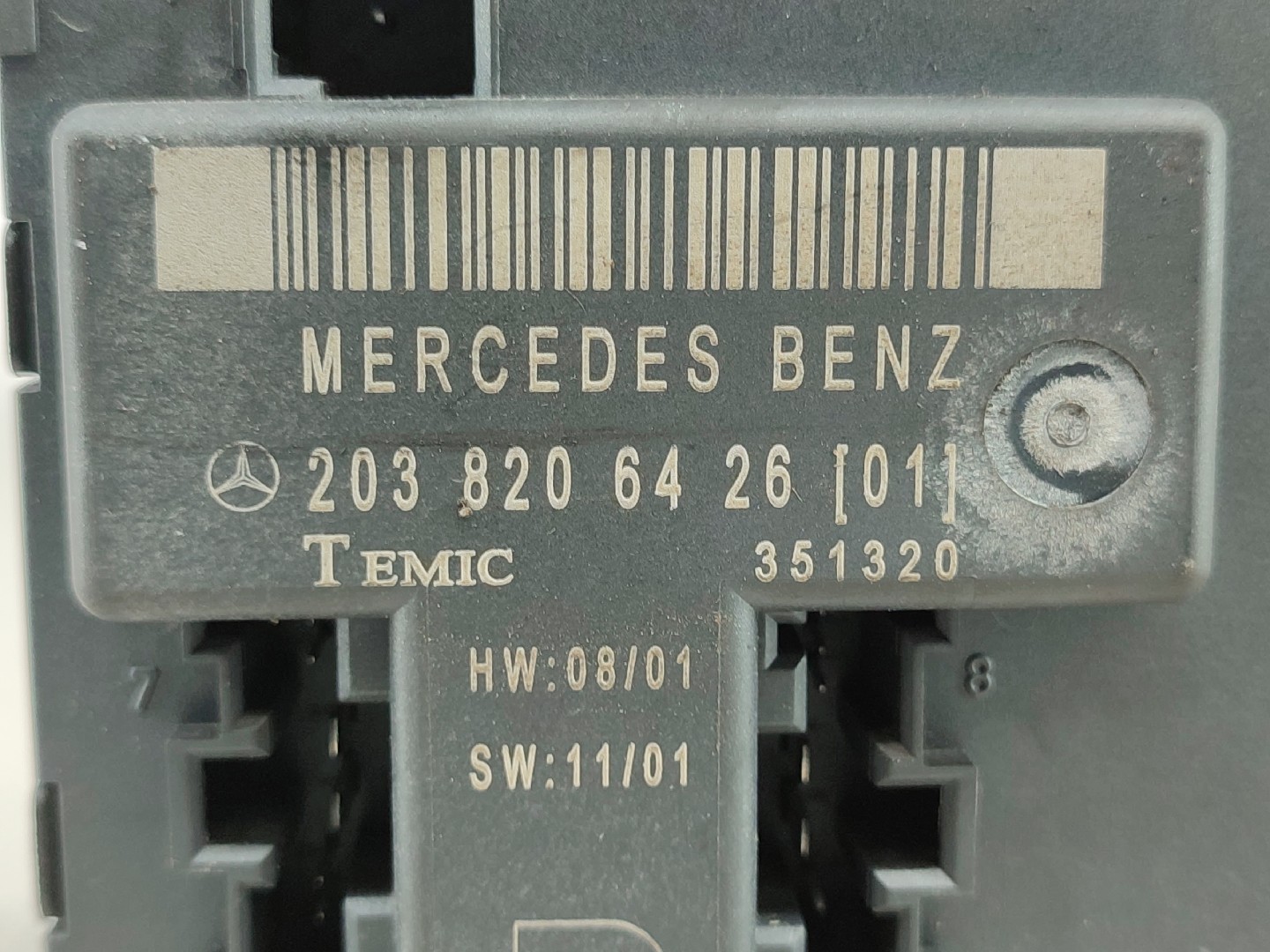 Modulo Confort Finestre anteriori destra MERCEDES-BENZ C-CLASS T-Model (S203) | 01 - 07 Imagem-4