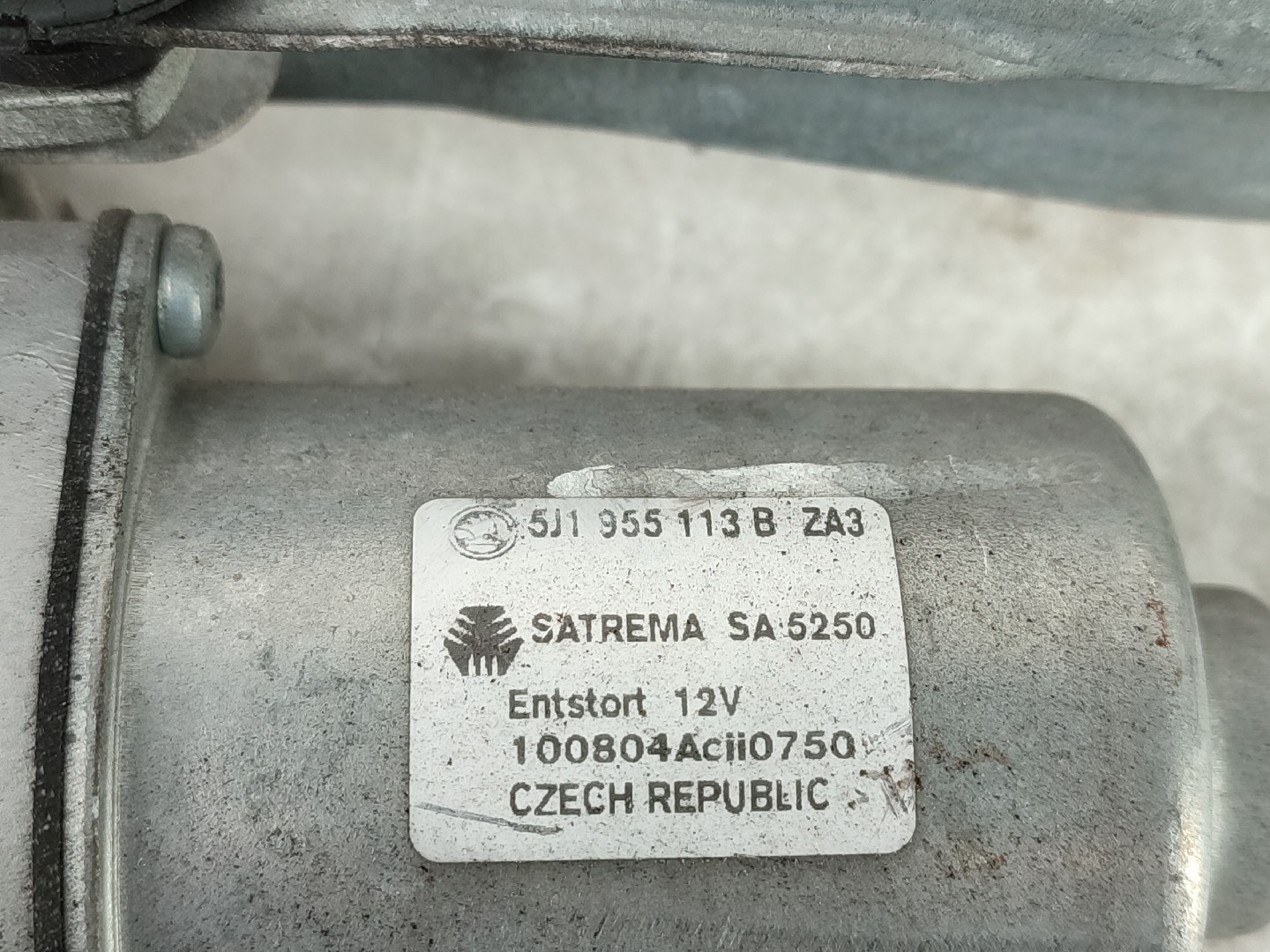 Motorino del tergicristallo anteriore SKODA FABIA II Combi (545) | 07 - 14 Imagem-4