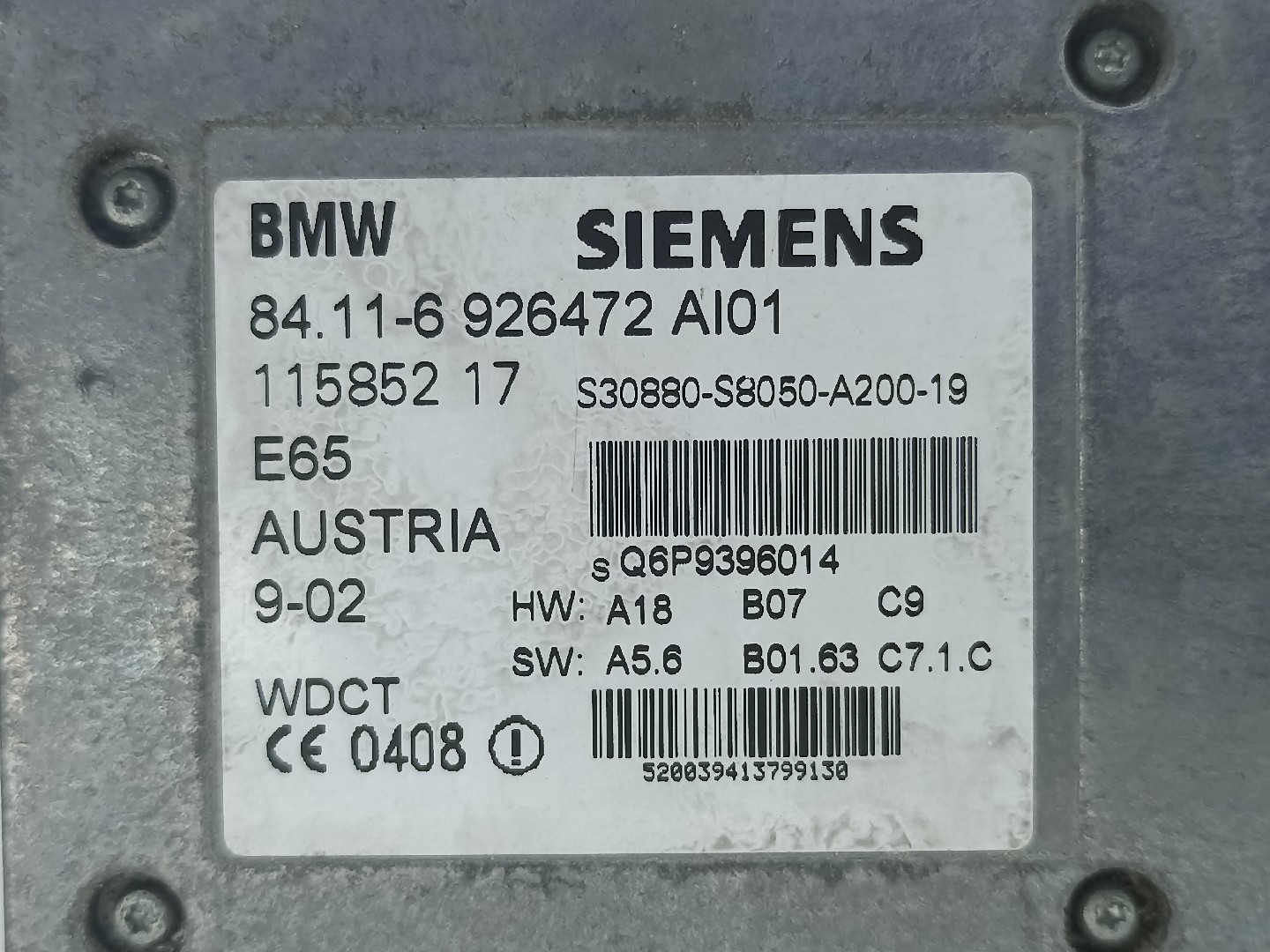 Bluetooth Module BMW 7 (E65, E66, E67) | 01 - 09 Imagem-4