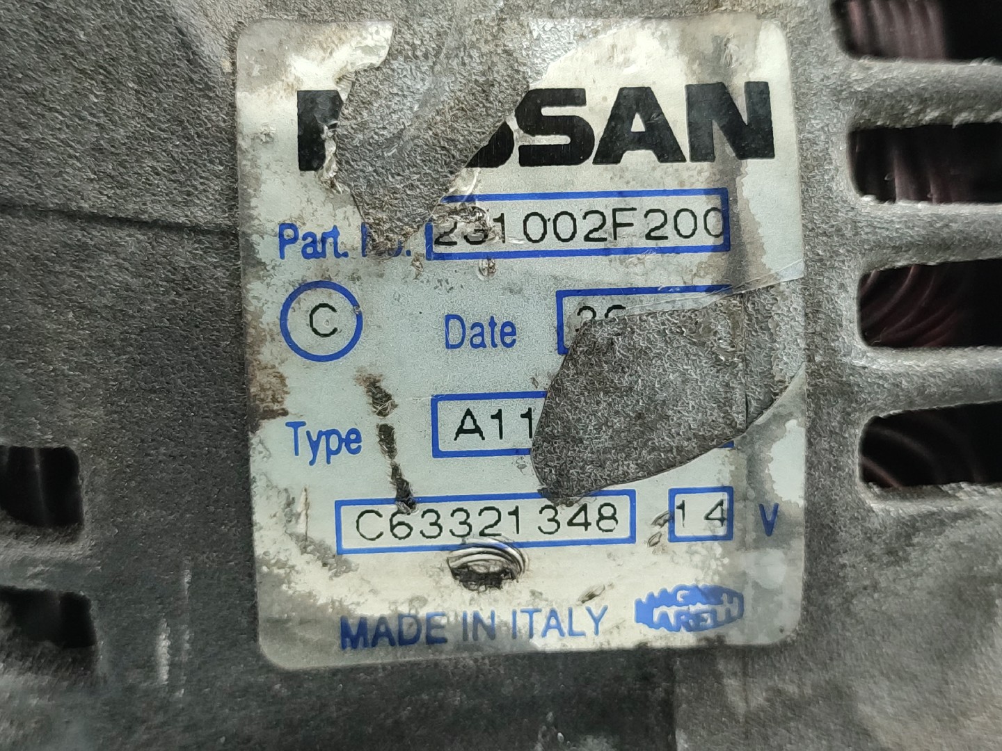 Alternatore NISSAN PRIMERA Hatchback (P11) | 96 - 02 Imagem-4