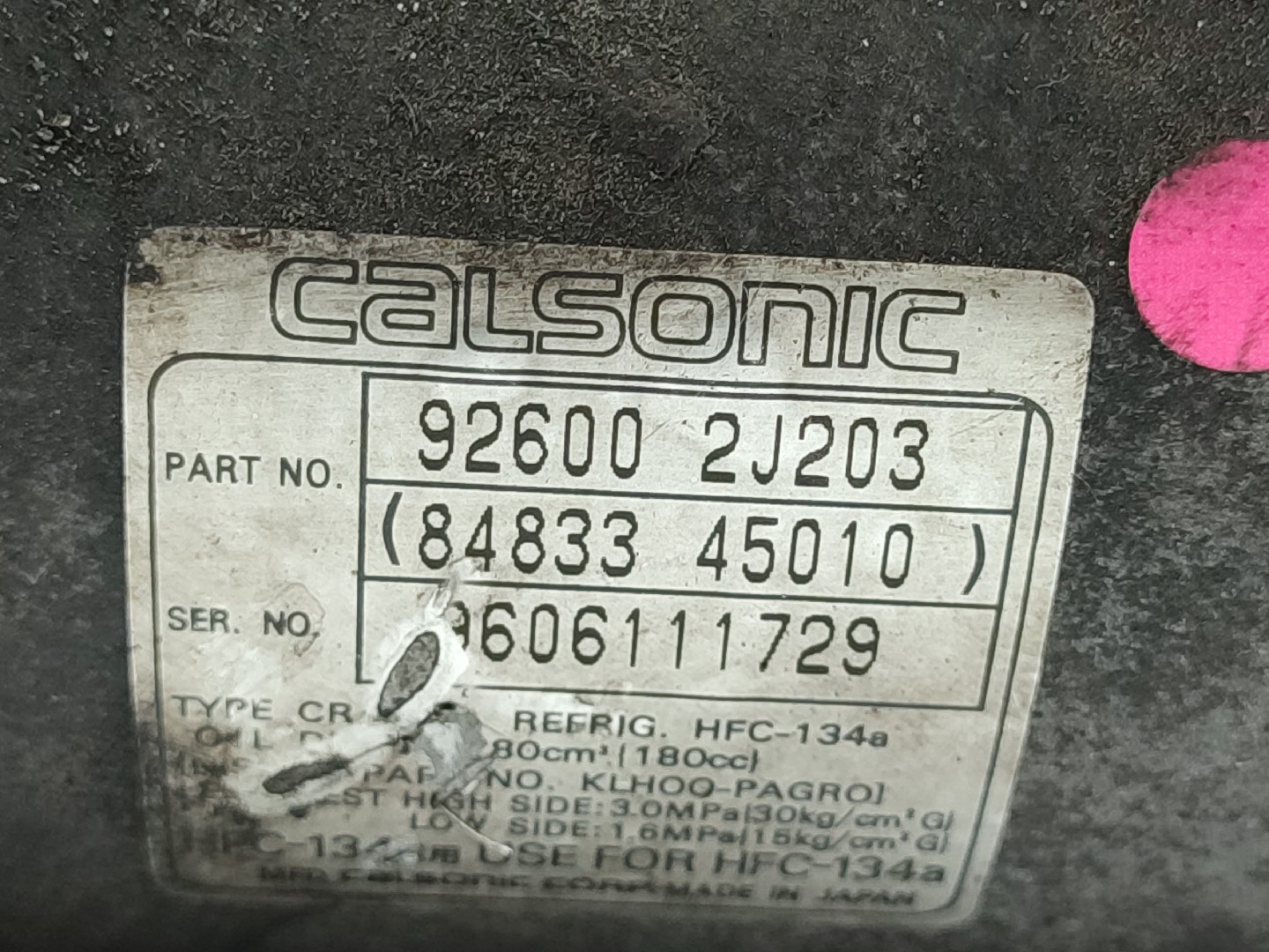 Compresor de AC NISSAN PRIMERA Hatchback (P11) | 96 - 02 Imagem-4