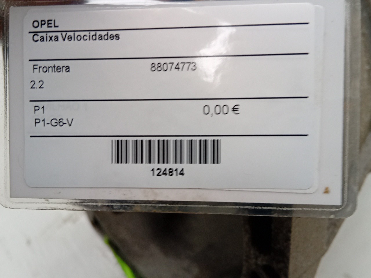 Caixa Velocidades OPEL FRONTERA A (U92) | 92 - 98 Imagem-3