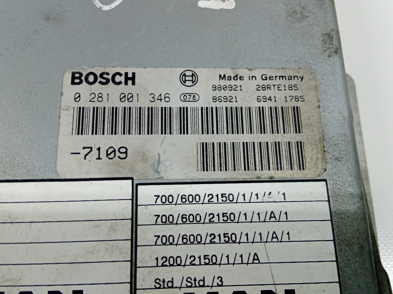 Centralina de Motor MAN TGA | 00 -  Imagem-1