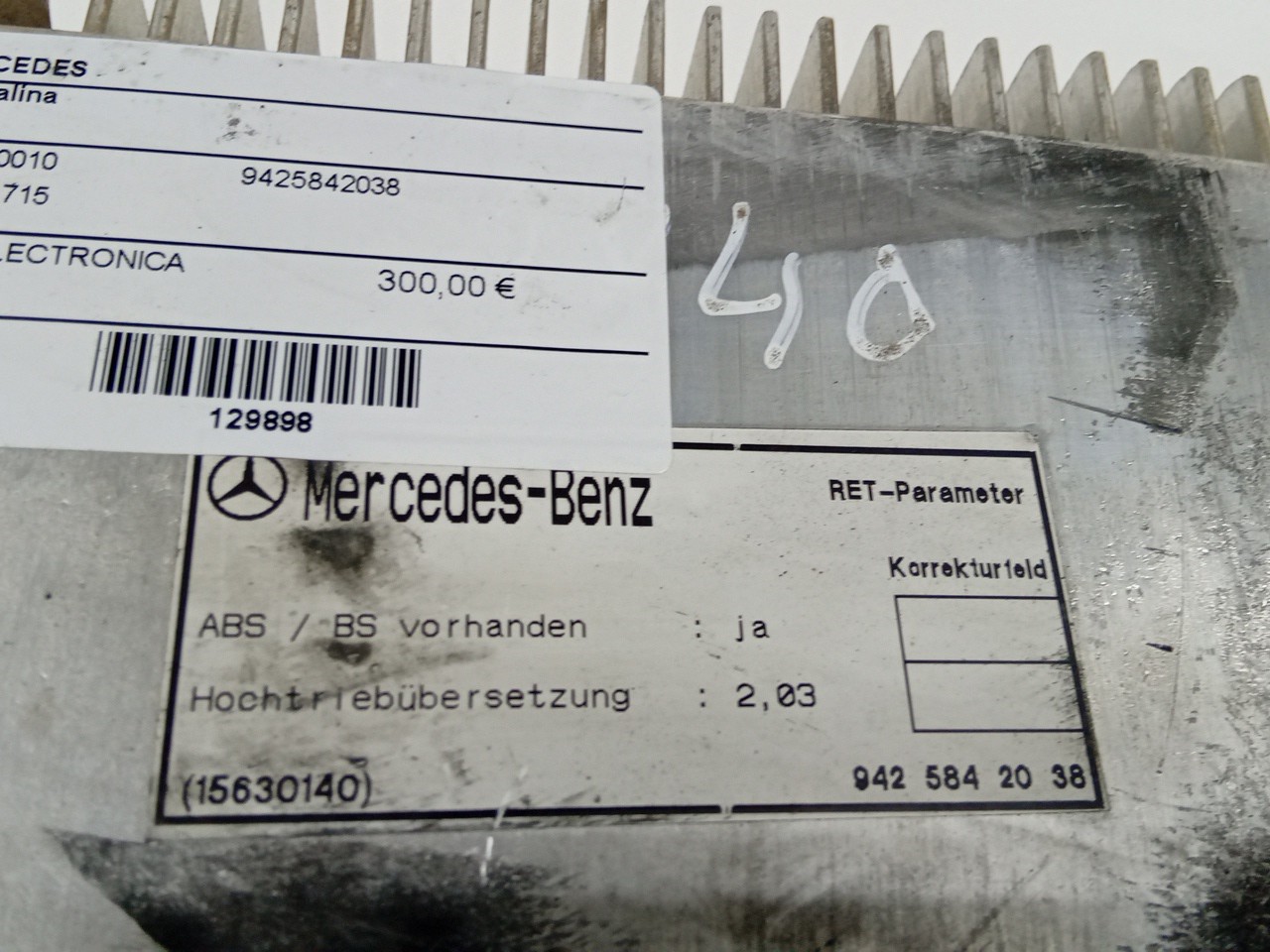 Centralina MERCEDES-BENZ ACTROS/AXOR/ATEGO/AROCS Imagem-1
