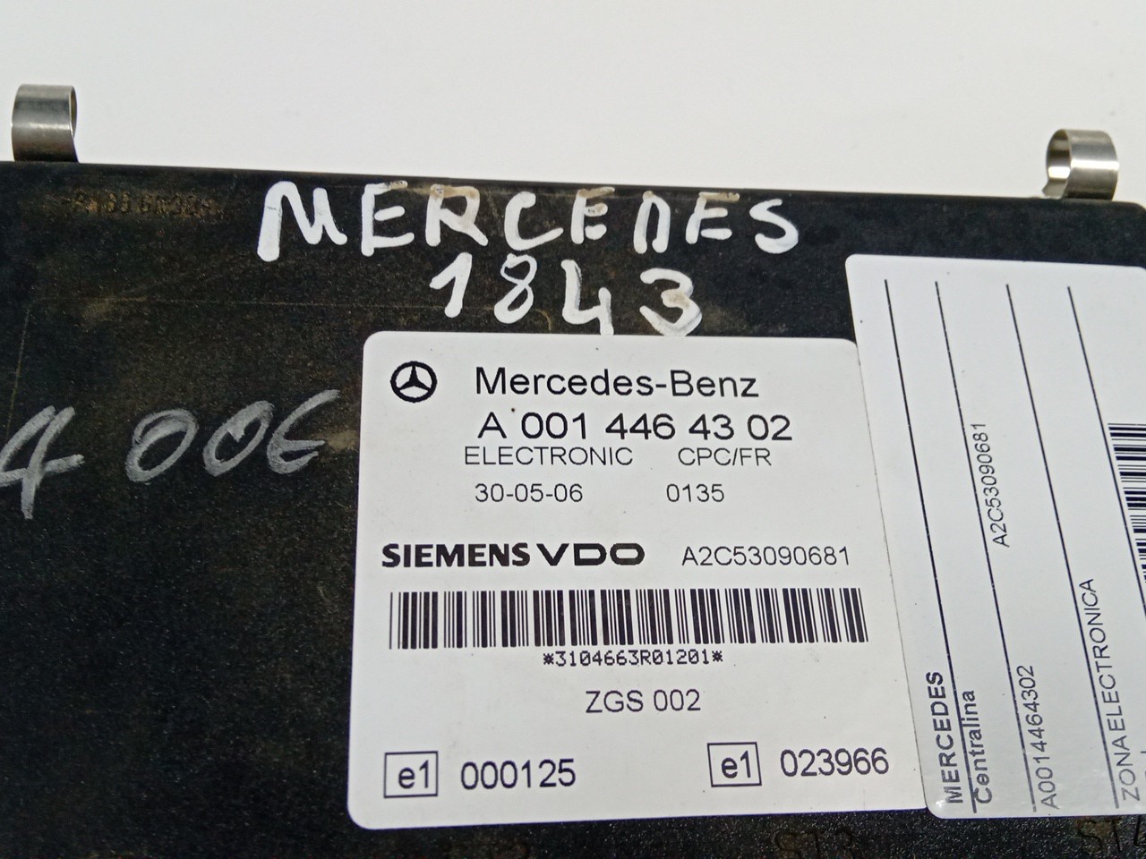 Centralina MERCEDES-BENZ ACTROS MP2 / MP3 | 02 -  Imagem-1