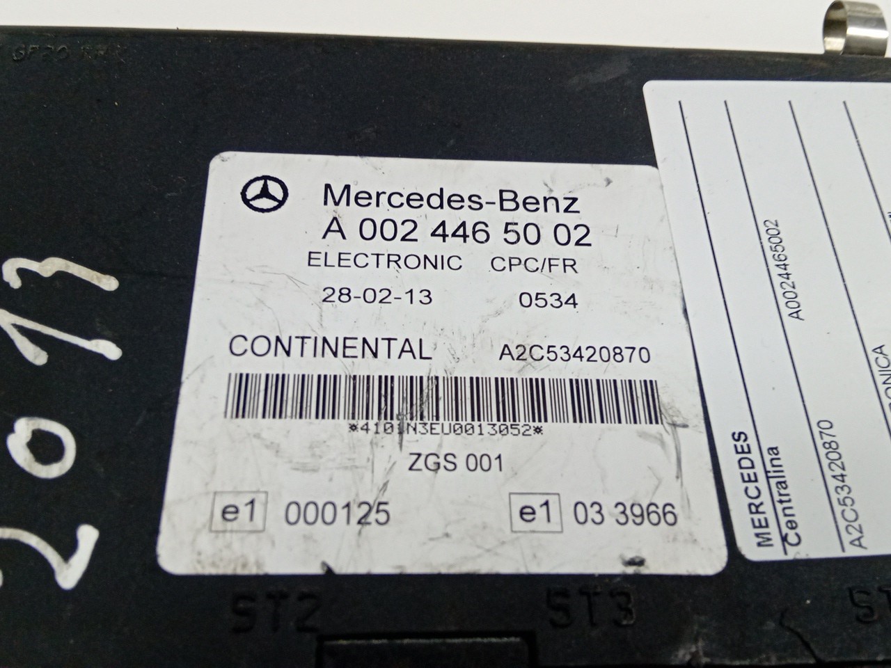 Centralina MERCEDES-BENZ ACTROS MP2 / MP3 | 02 -  Imagem-1