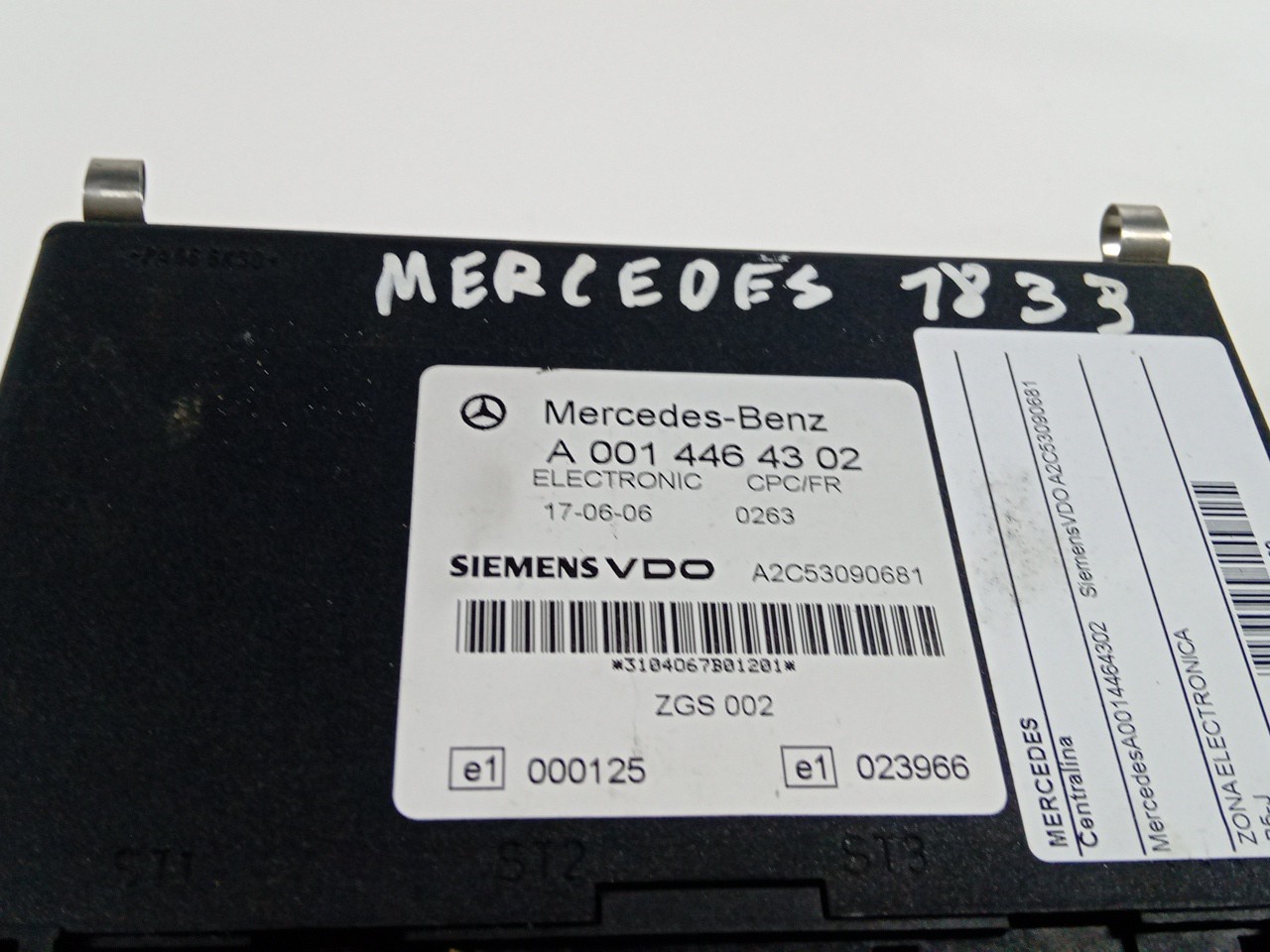 Centralina MERCEDES-BENZ ACTROS MP2 / MP3 | 02 -  Imagem-1