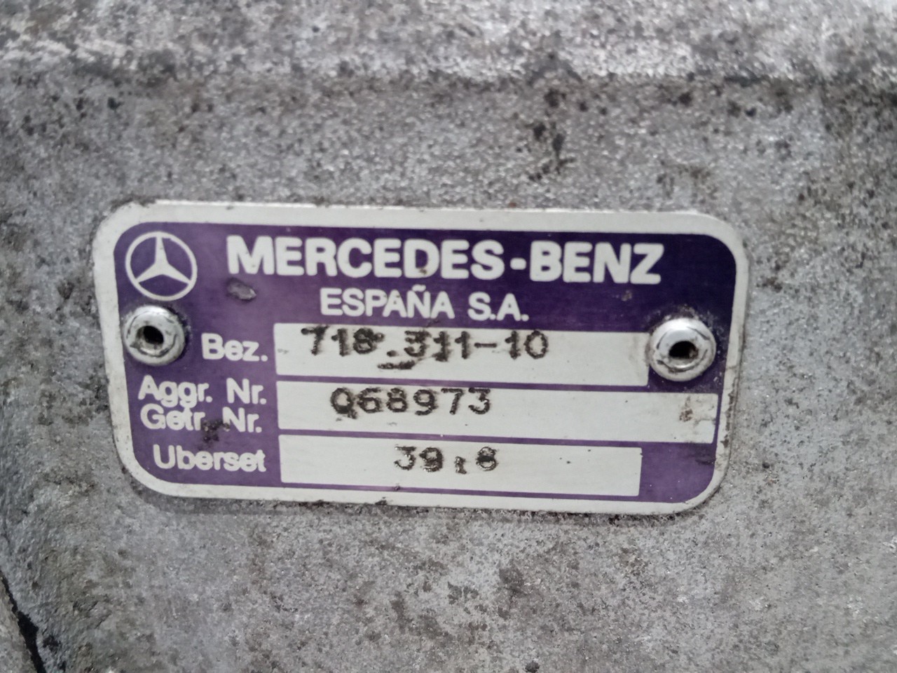 Caixa Velocidades MERCEDES-BENZ - Imagem-3