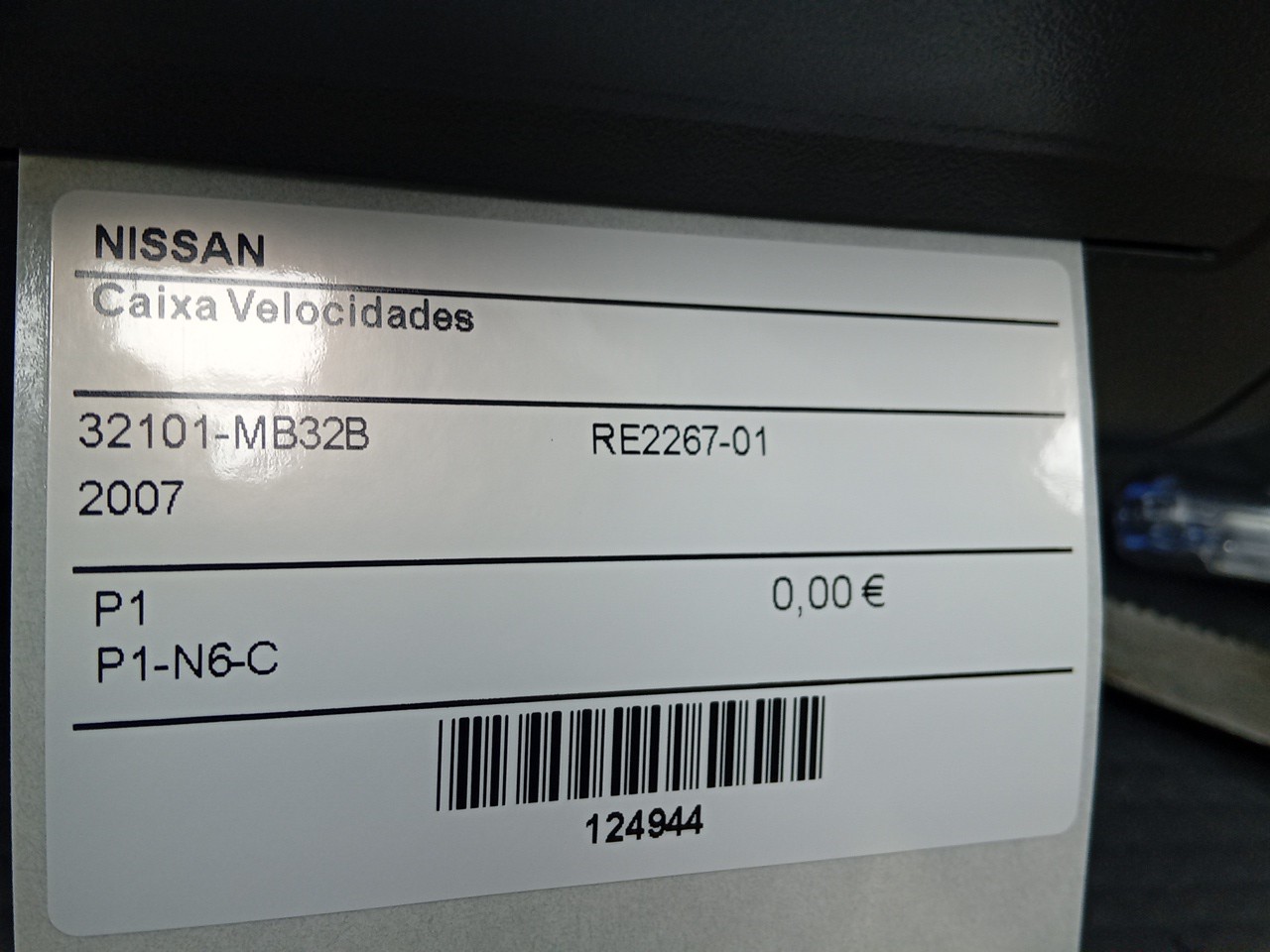 Caixa Velocidades NISSAN CABSTAR (F22, H40) | 82 - 93 Imagem-3