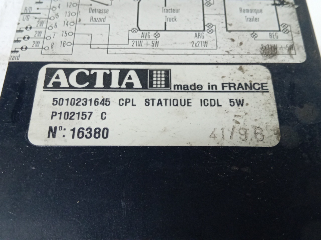 Centralina RENAULT TRUCKS Premium | 96 -  Imagem-1