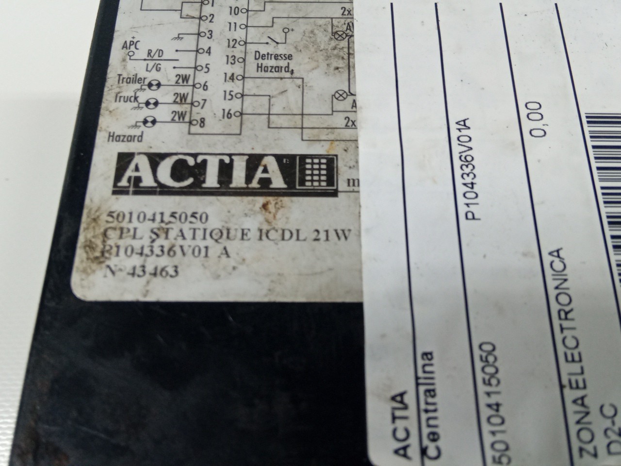 Centralina RENAULT TRUCKS Premium | 96 -  Imagem-1