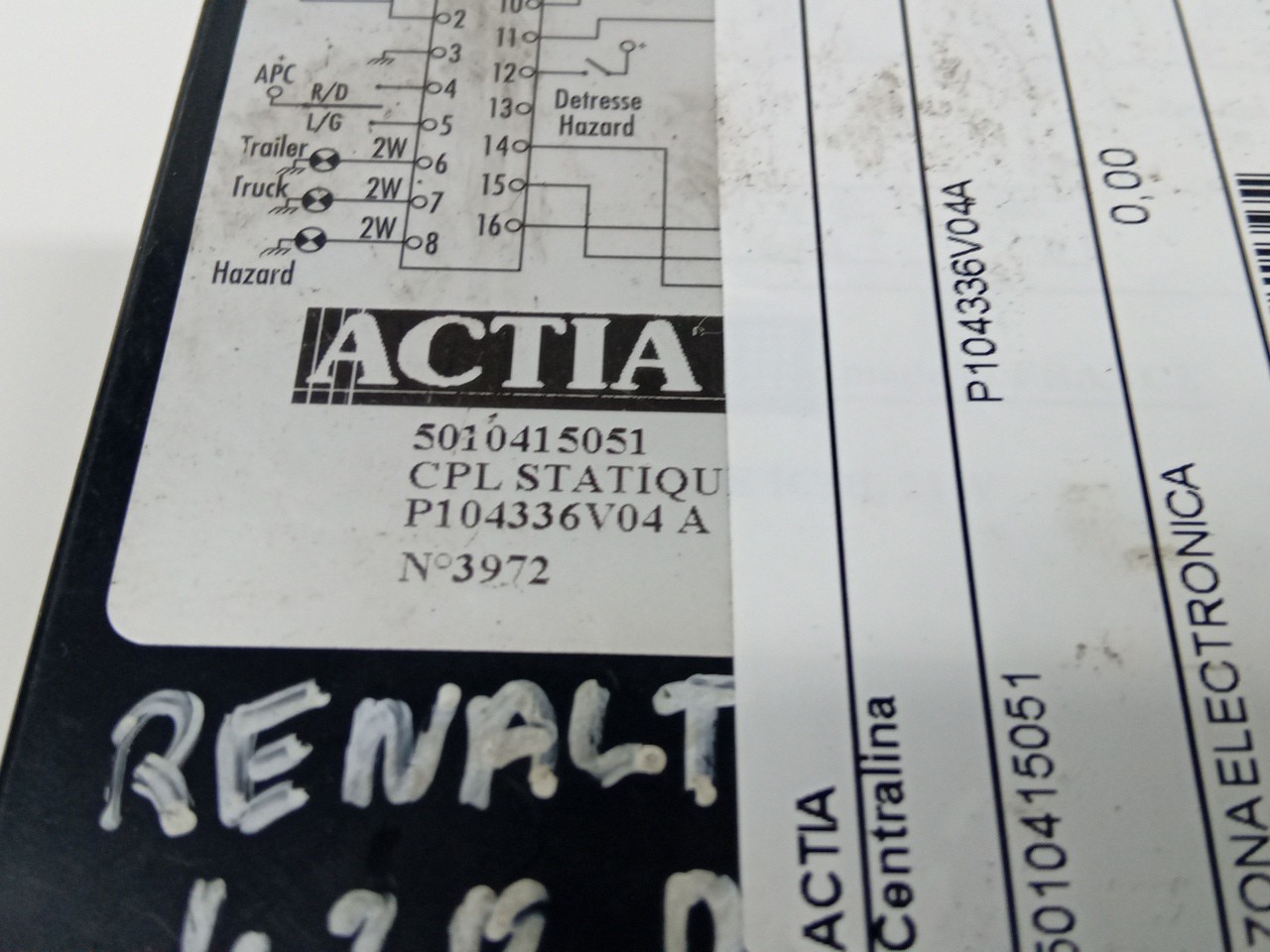 Centralina RENAULT TRUCKS Premium | 96 -  Imagem-1