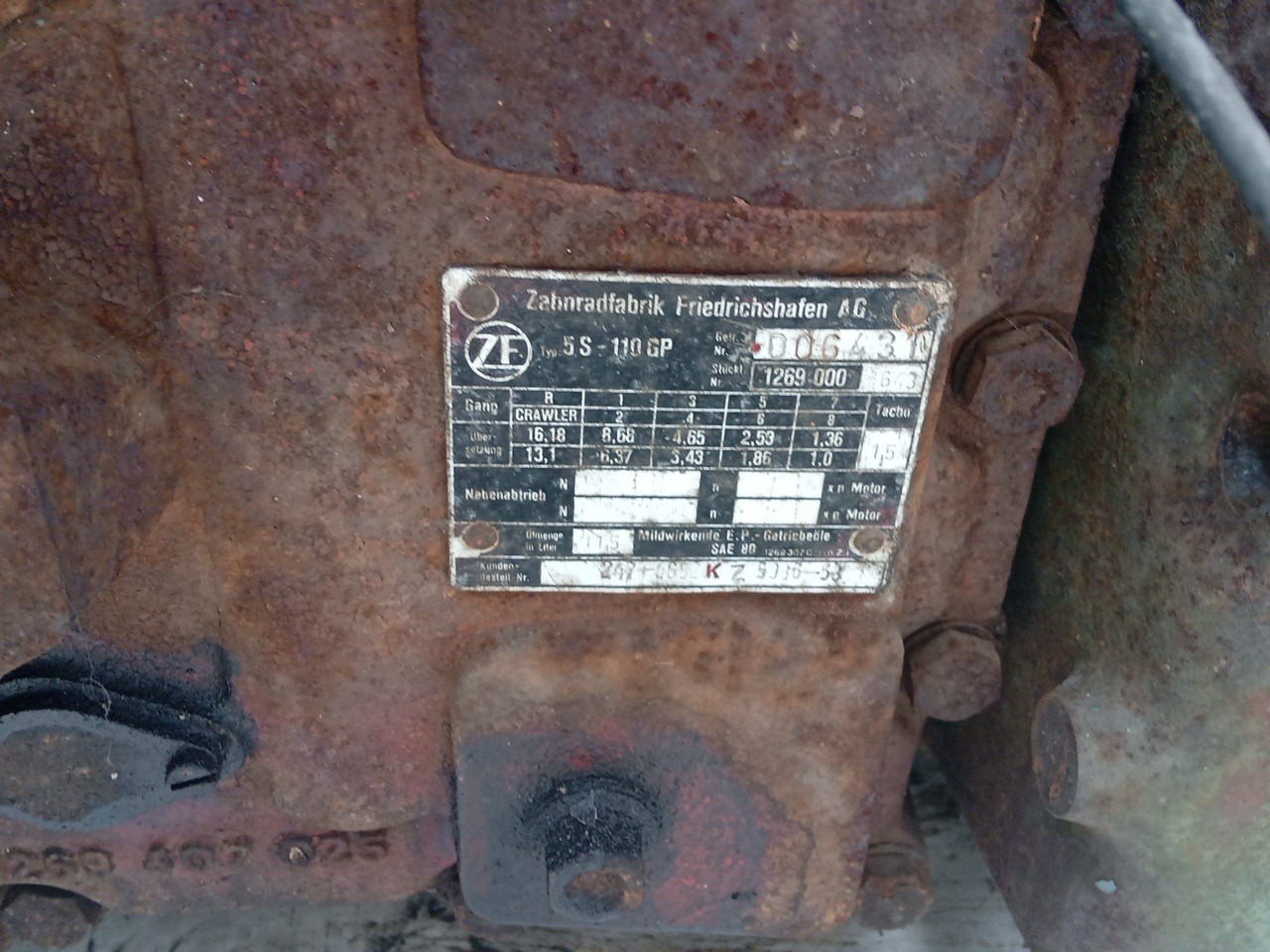 Caixa Velocidades ZF - Imagem-3