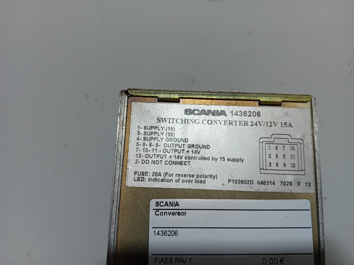 Conversor SCANIA P/R/S/T/G Imagem-2