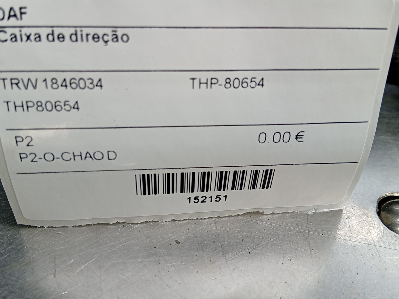 CAIXA DE DIREÇÃO DAF XF- 106 (2013-2021) Imagem-2