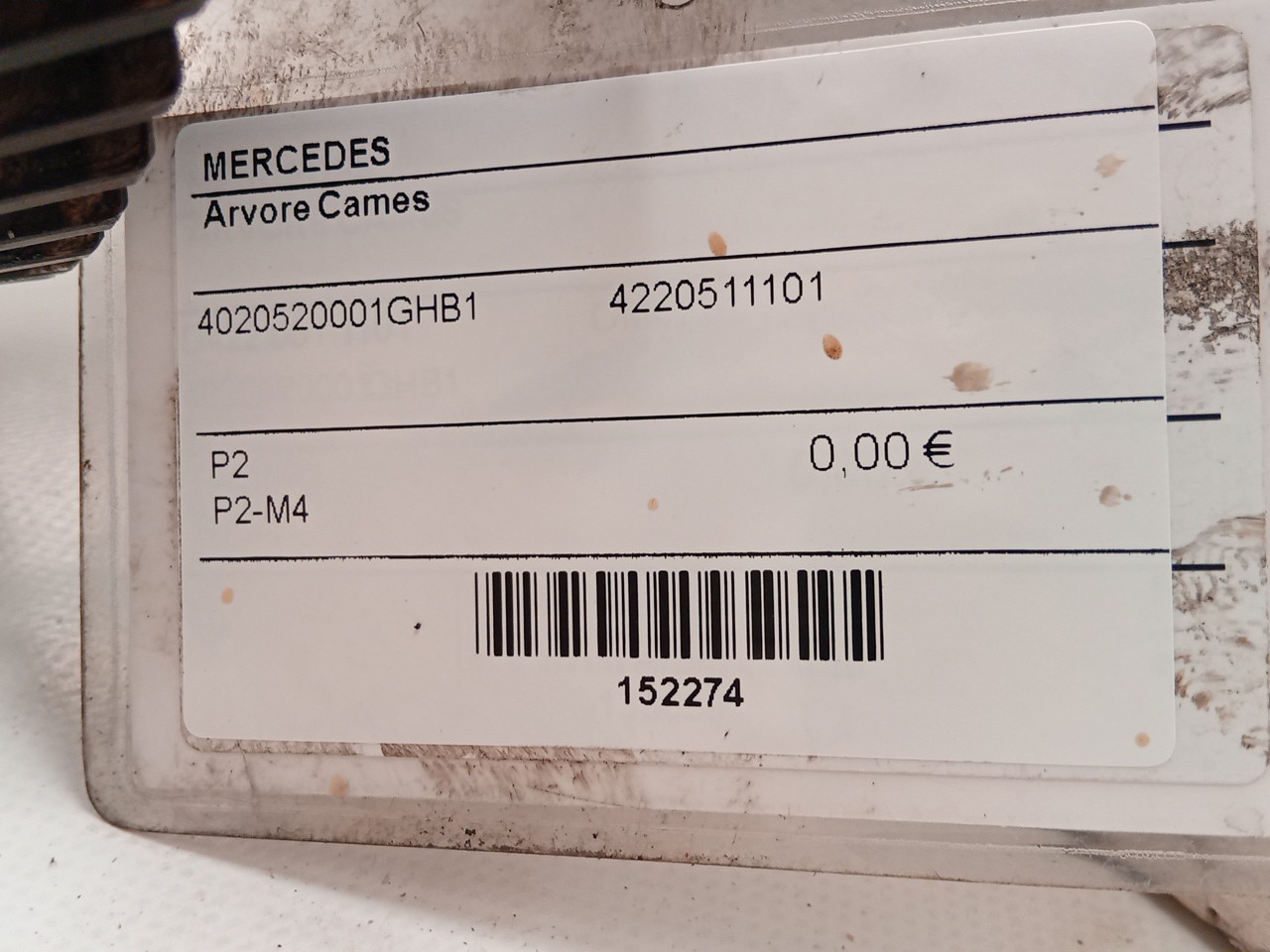 ARVORE CAMES MERCEDES-BENZ AXOR | 01 - 04 Imagem-4