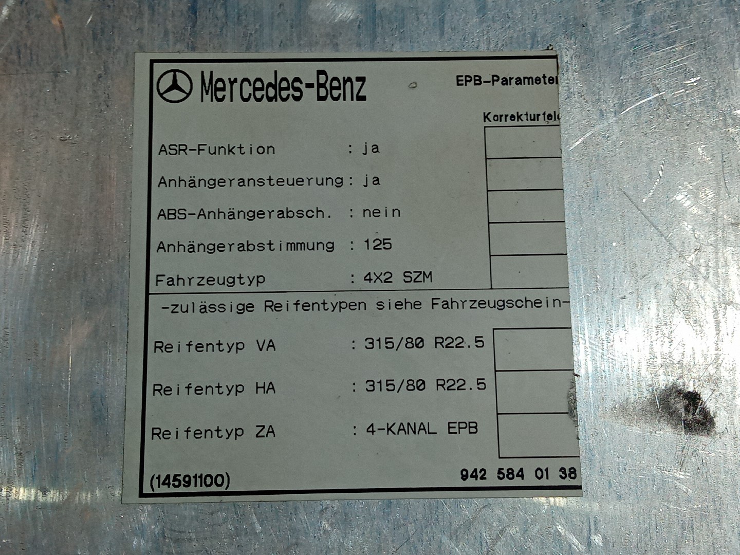 Centralina MERCEDES-BENZ ACTROS MP2 / MP3 | 02 -  Imagem-4