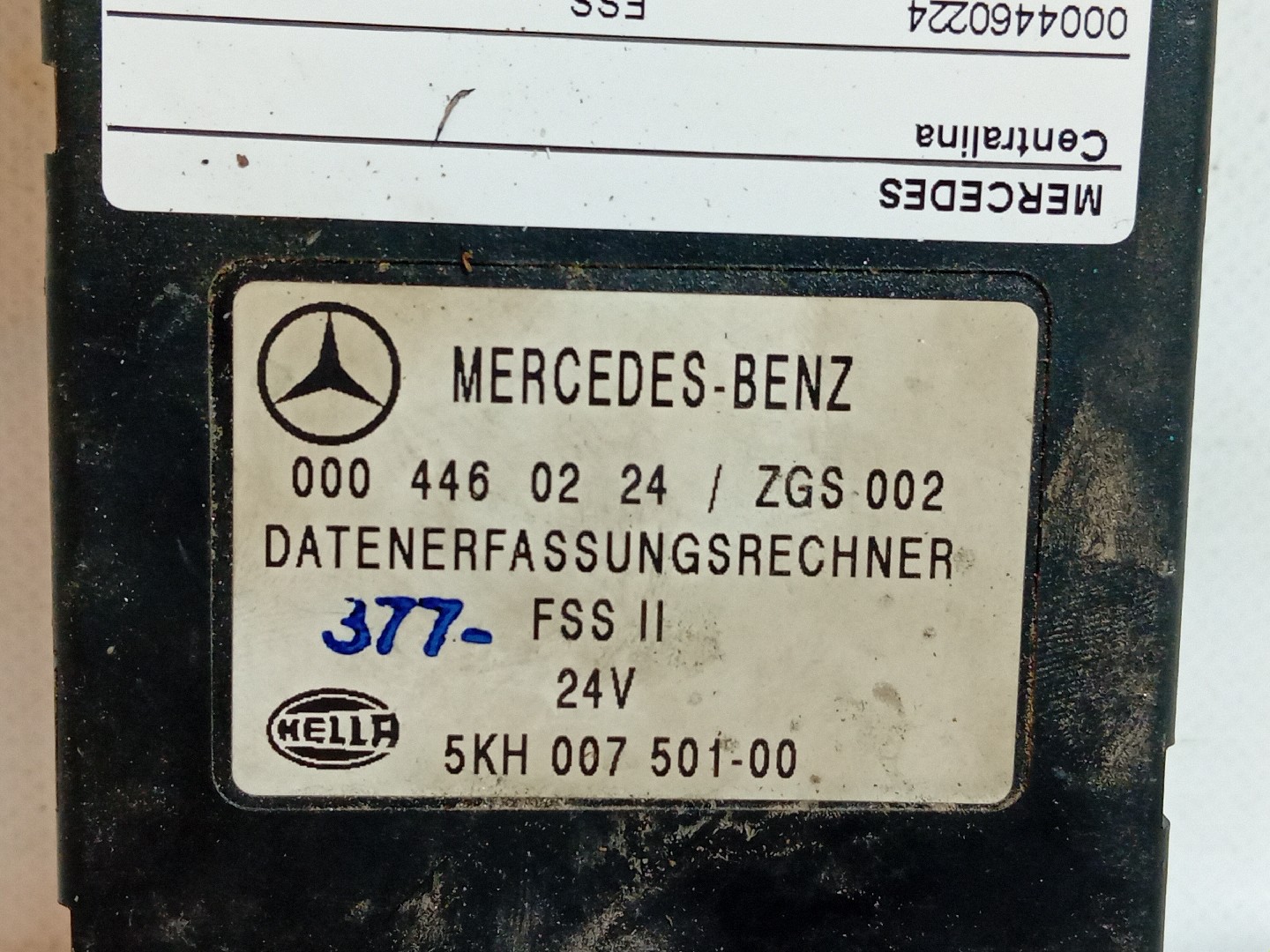 Centralina MERCEDES-BENZ ACTROS MP2 / MP3 | 02 -  Imagem-2