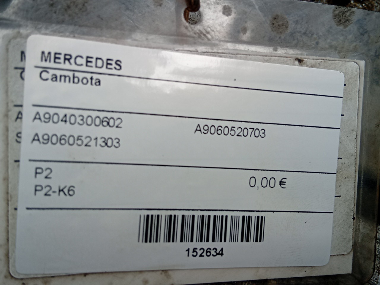 Cambota MERCEDES-BENZ ATEGO | 98 - 04 Imagem-4