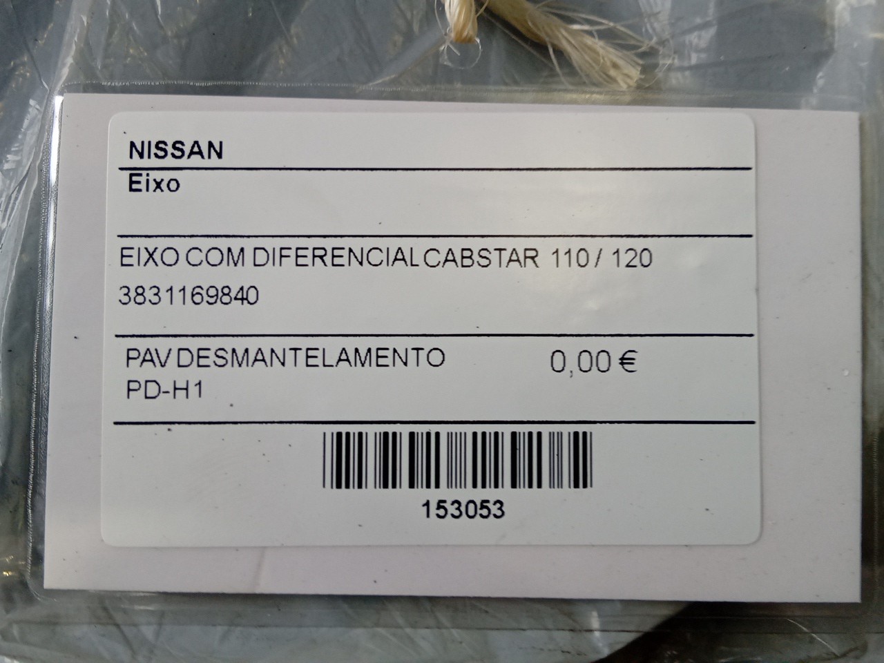 EIXO NISSAN CABSTAR (F22, H40) | 82 - 93 Imagem-4
