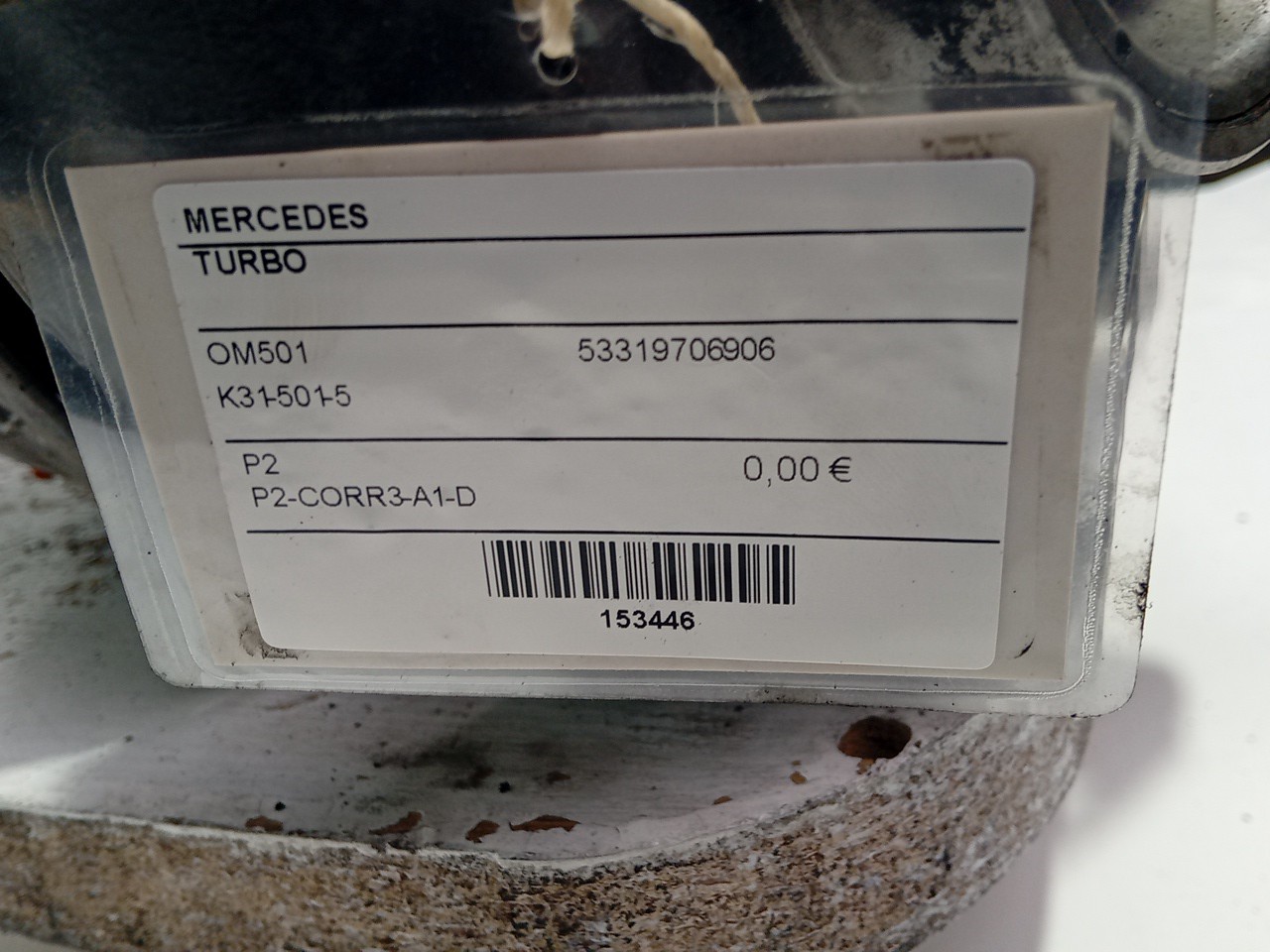 TURBO MERCEDES-BENZ ACTROS | 96 - 02 Imagem-3