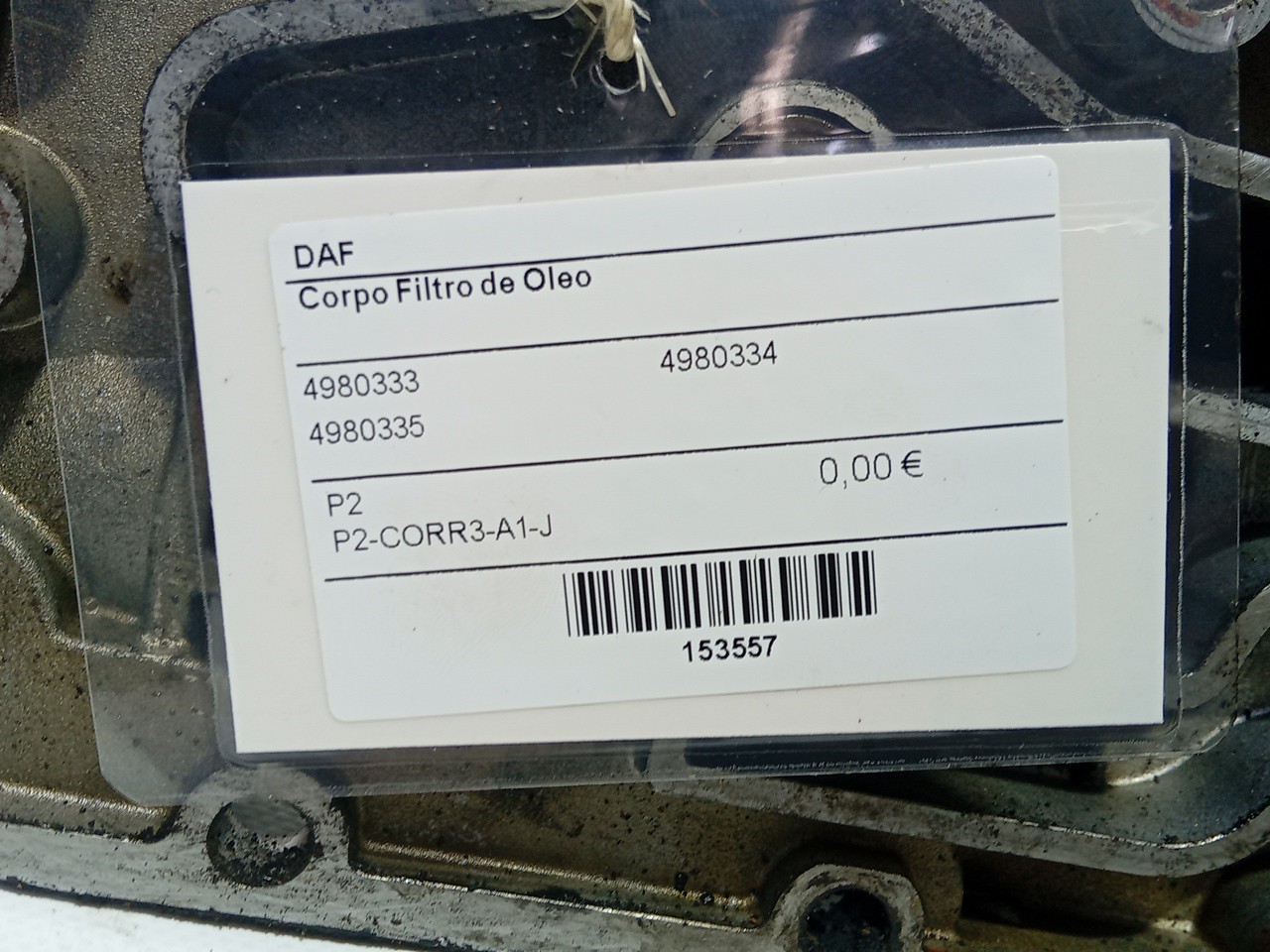 Corpo Filtro de Oleo DAF LF 45 | 01 -  Imagem-2
