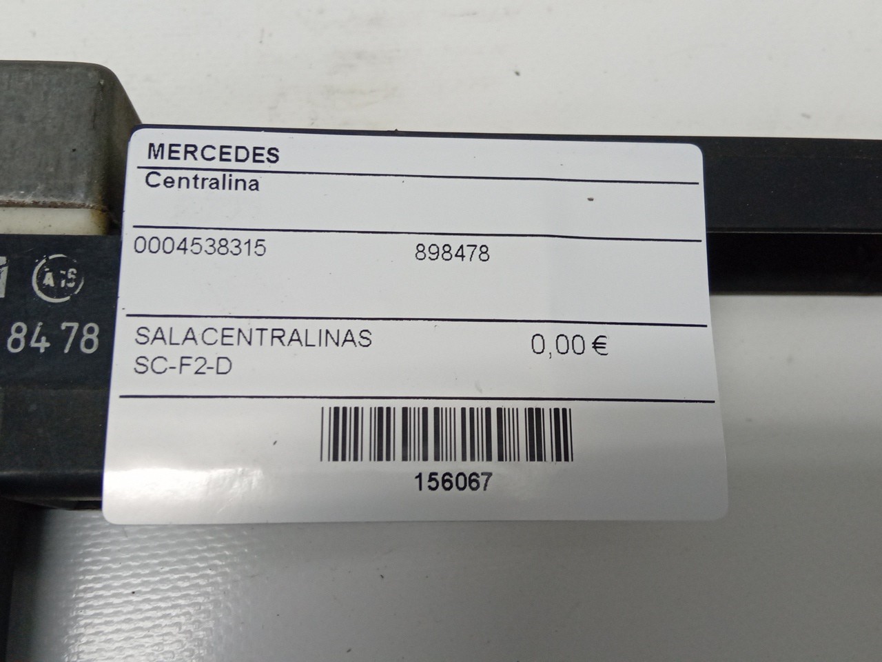 Centralina MERCEDES-BENZ ACTROS | 96 - 02 Imagem-3