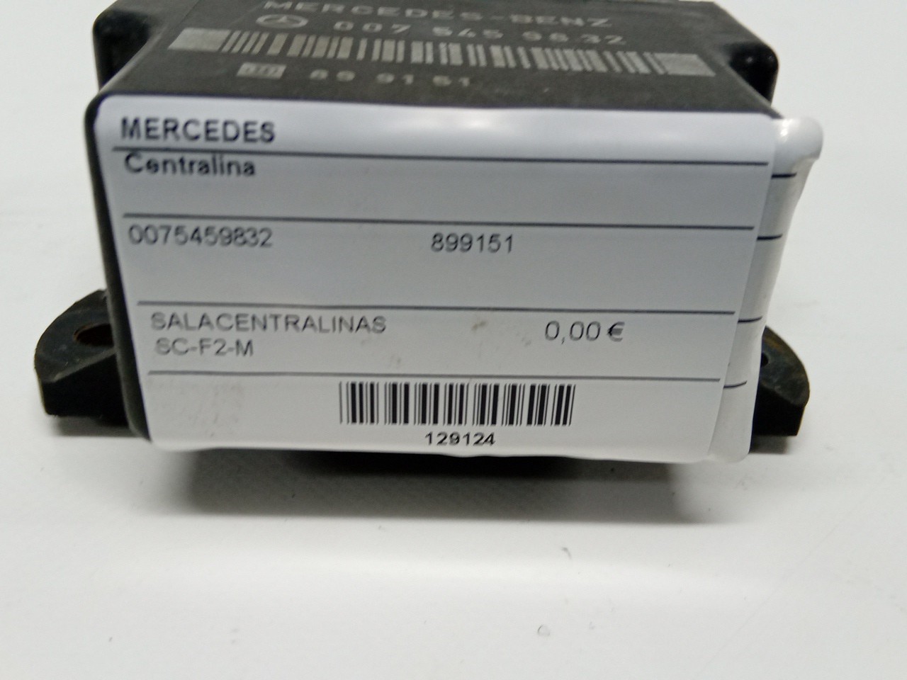 Centralina MERCEDES-BENZ ACTROS | 96 - 02 Imagem-1