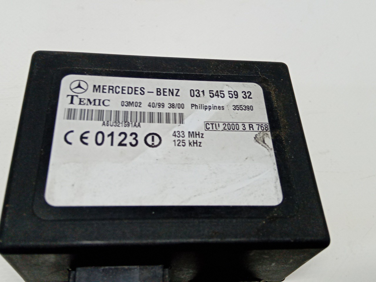 Centralina MERCEDES-BENZ ACTROS | 96 - 02 Imagem-2