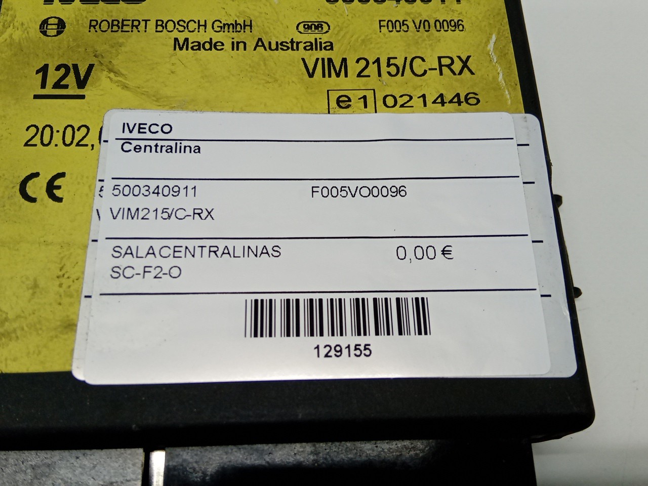 Centralina IVECO EuroCargo I-III | 91 - 15 Imagem-2