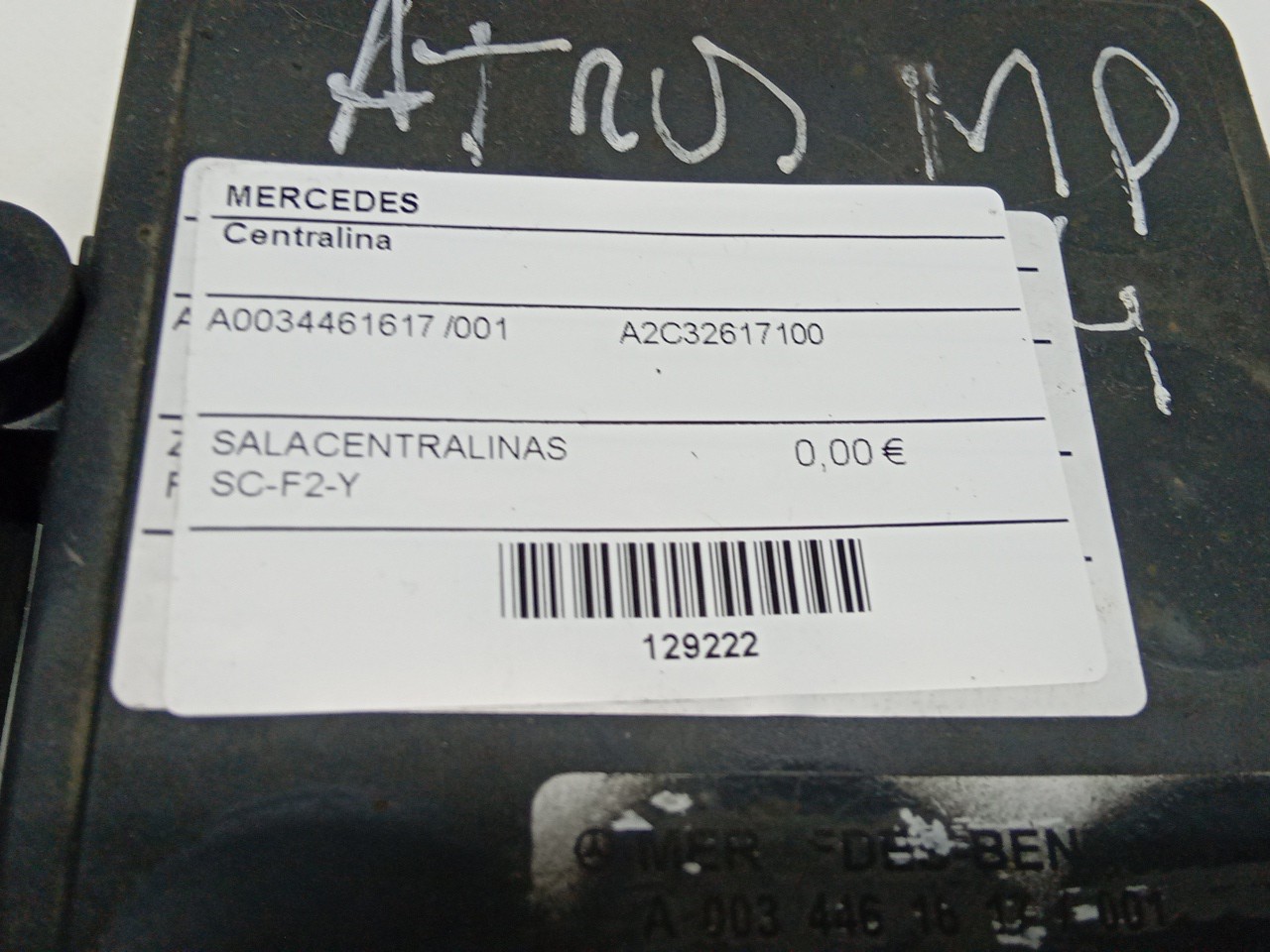 Centralina MERCEDES-BENZ ACTROS MP4 | 11 -  Imagem-2