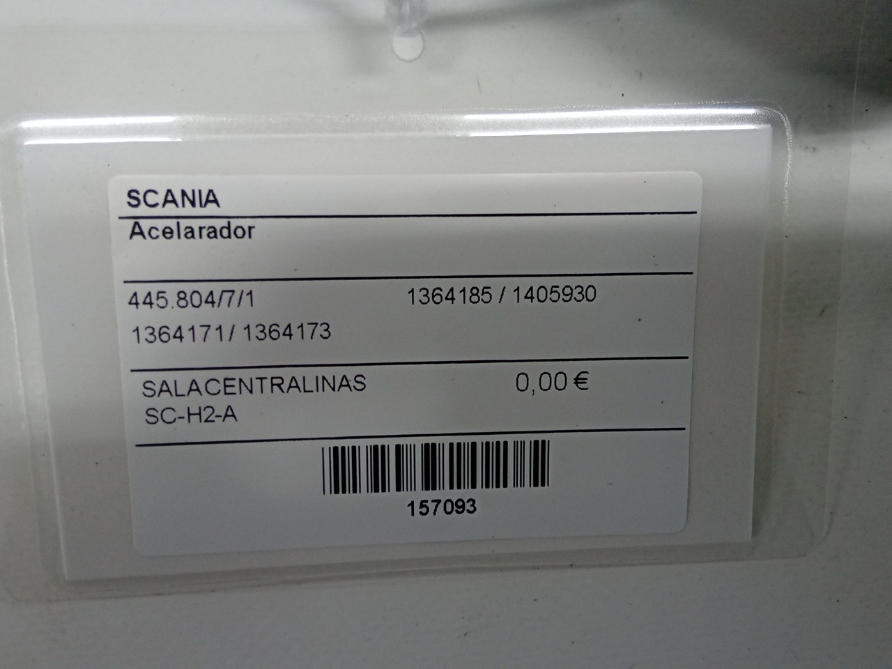 Acelarador SCANIA P,G,R,T - series | 03 -  Imagem-2