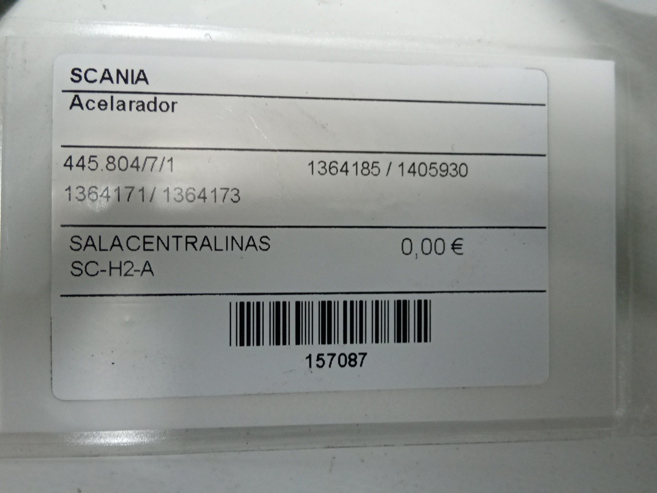 Acelarador SCANIA P,G,R,T - series | 03 -  Imagem-2