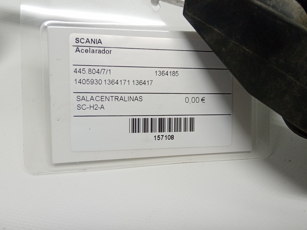 Acelarador SCANIA P,G,R,T - series | 03 -  Imagem-3