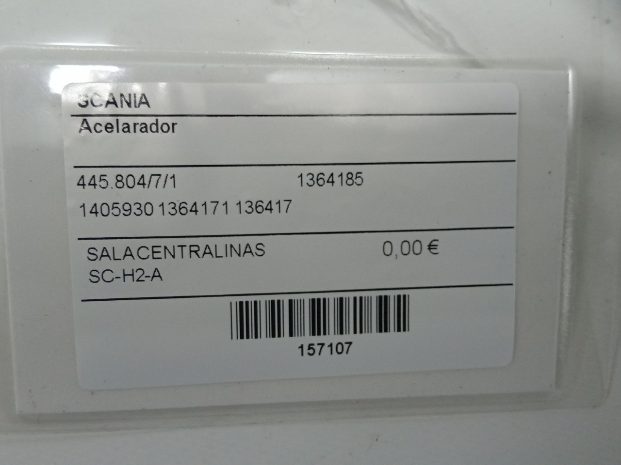 Acelarador SCANIA P,G,R,T - series | 03 -  Imagem-3