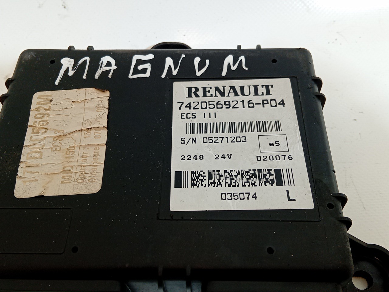 Centralina RENAULT TRUCKS Magnum 2 Imagem-2