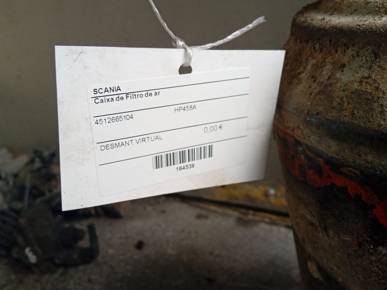 Caixa de Filtro de ar SCANIA LB86 S/54/RM 160 Imagem-4