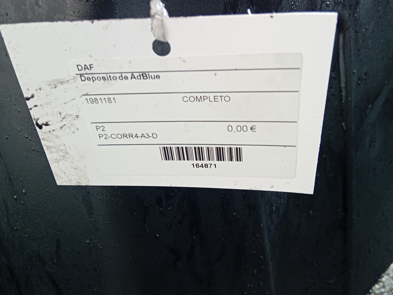 Deposito de AdBlue DAF XF- 106 (2013-2021) Imagem-7