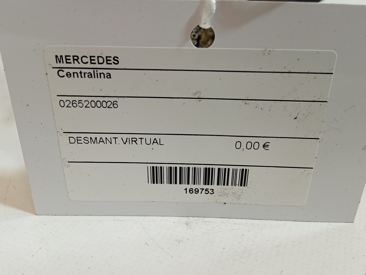 Centralina MERCEDES-BENZ 200 - 300 D (124) | 85 - 93 Imagem-3