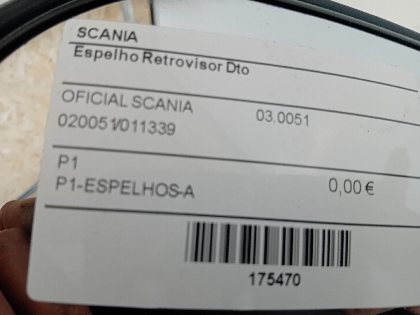 Espelho Retrovisor Dto SCANIA P,G,R,T - series | 03 -  Imagem-3
