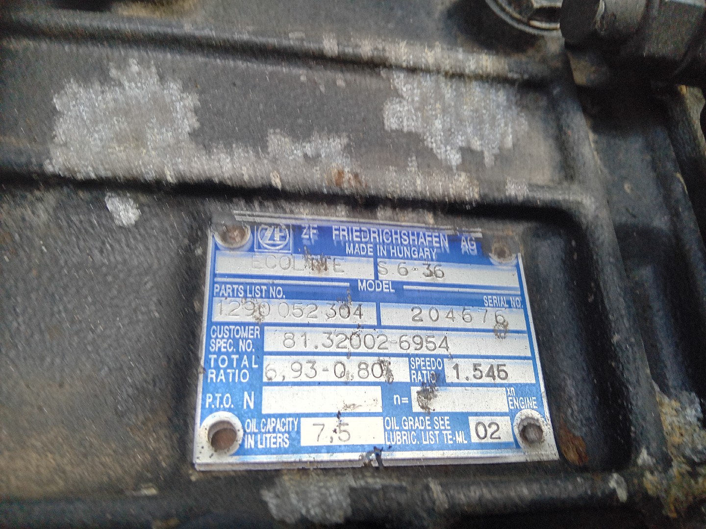 Caixa Velocidades MAN TGL | 05 -  Imagem-4