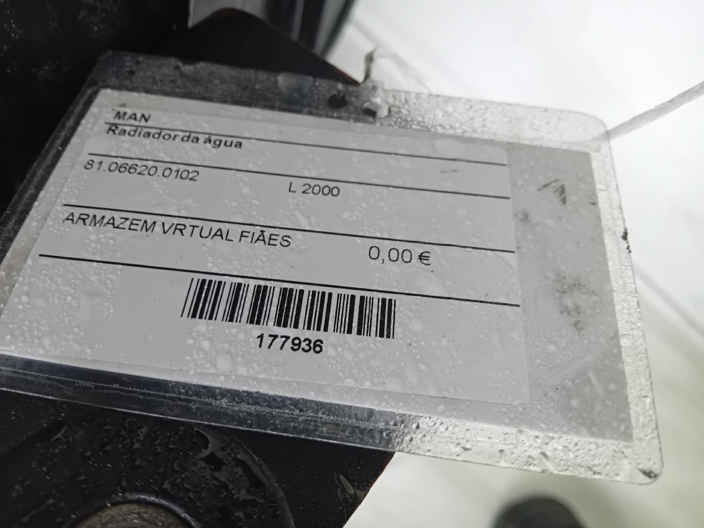 Radiador da água MAN L 2000 | 93 -  Imagem-5