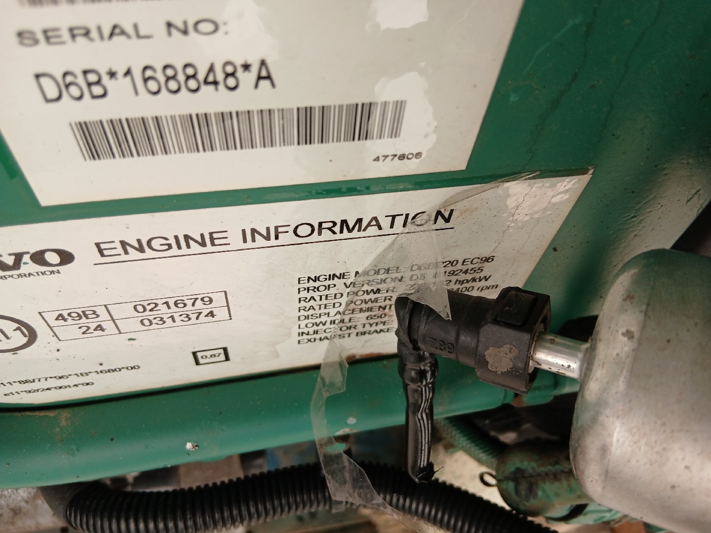 Engine VOLVO FL 6 | 85 - 00 Imagem-4