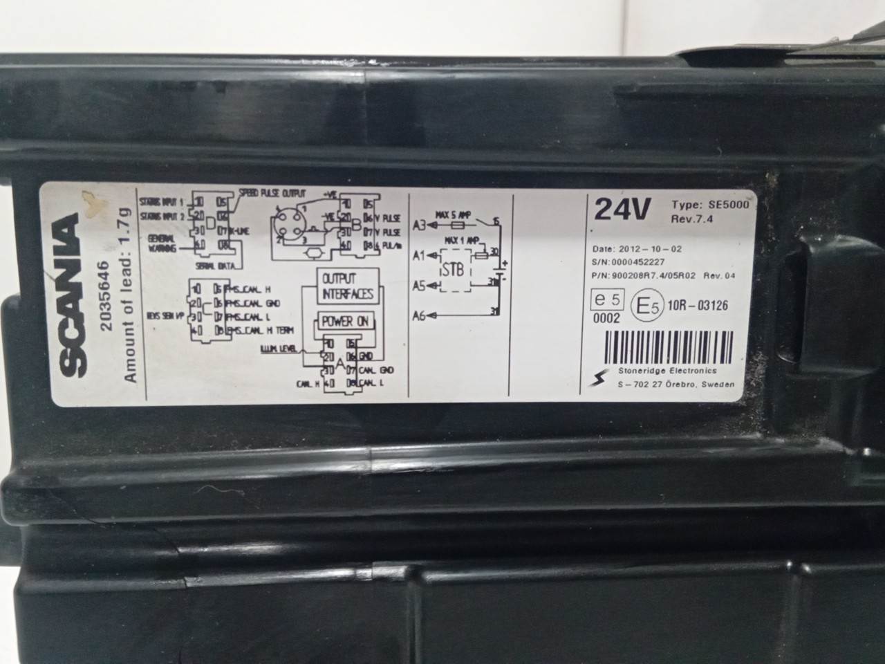 TACOGRAFO SCANIA P,G,R,T - series | 03 -  Imagem-2