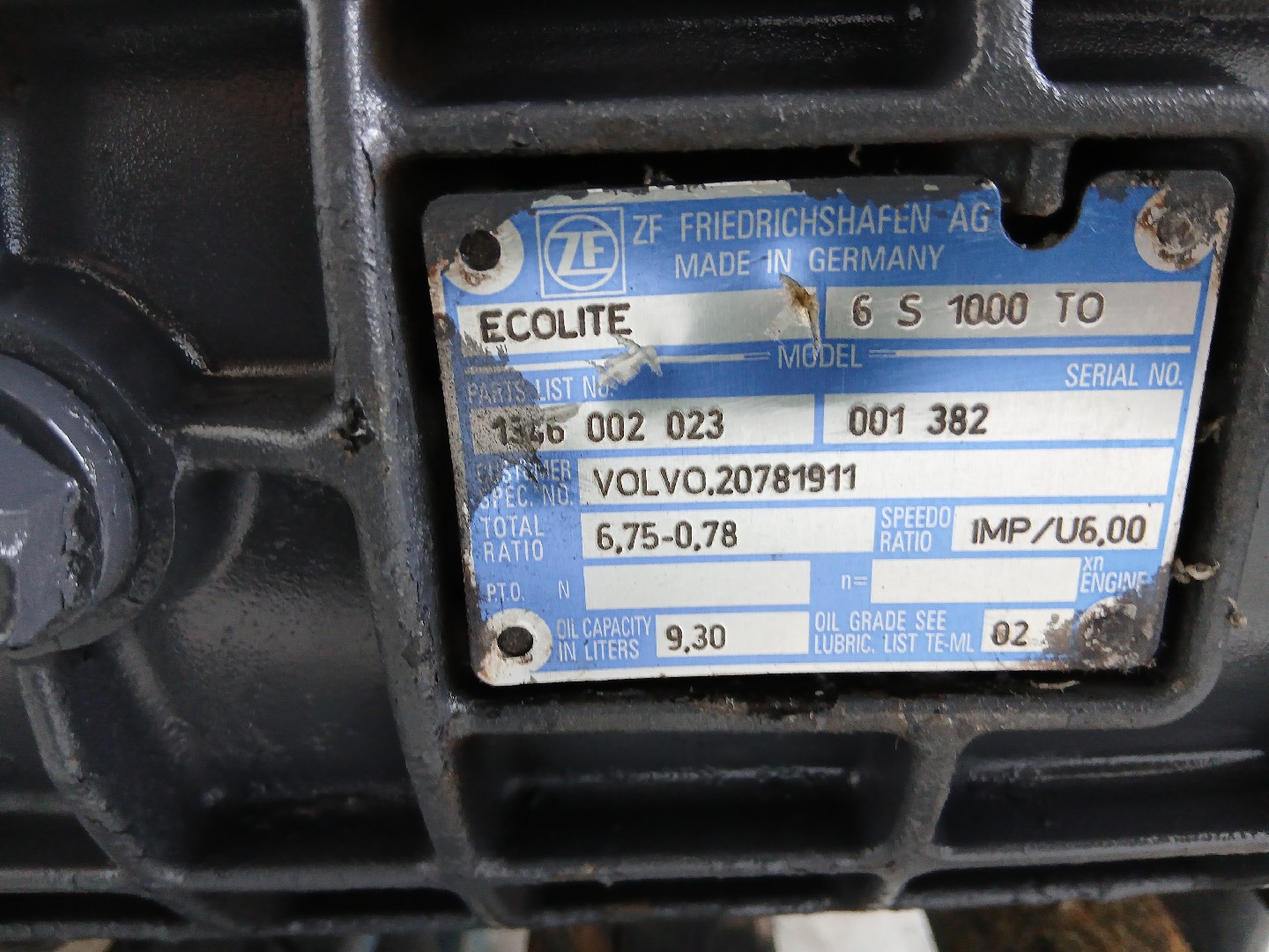 Caixa Velocidades VOLVO FL | 00 -  Imagem-4