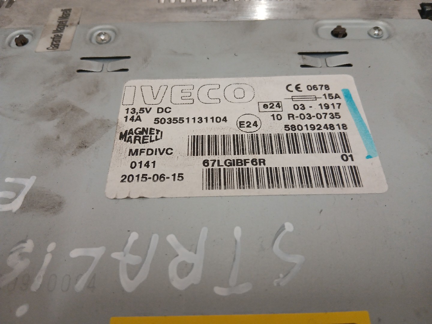RADIO IVECO Stralis | 12 -  Imagem-1