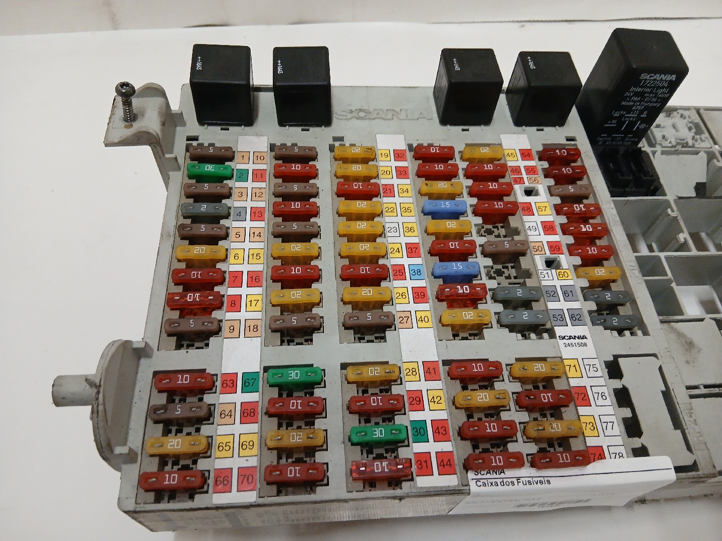 Caixa dos Fusíveis SCANIA P,G,R,T - series | 03 -  Imagem-1