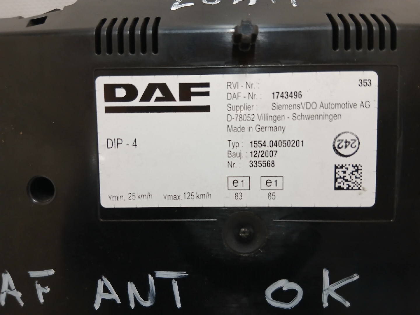 Quadrante DAF XF 105 | 05 -  Imagem-1